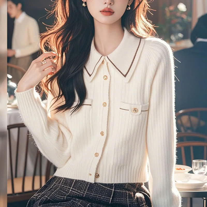 Áo dệt kim polo VIỀN cổ nhọn giá 499k ạ Áo dệt kim polo VIỀN cổ nhọn giá 499k ạ