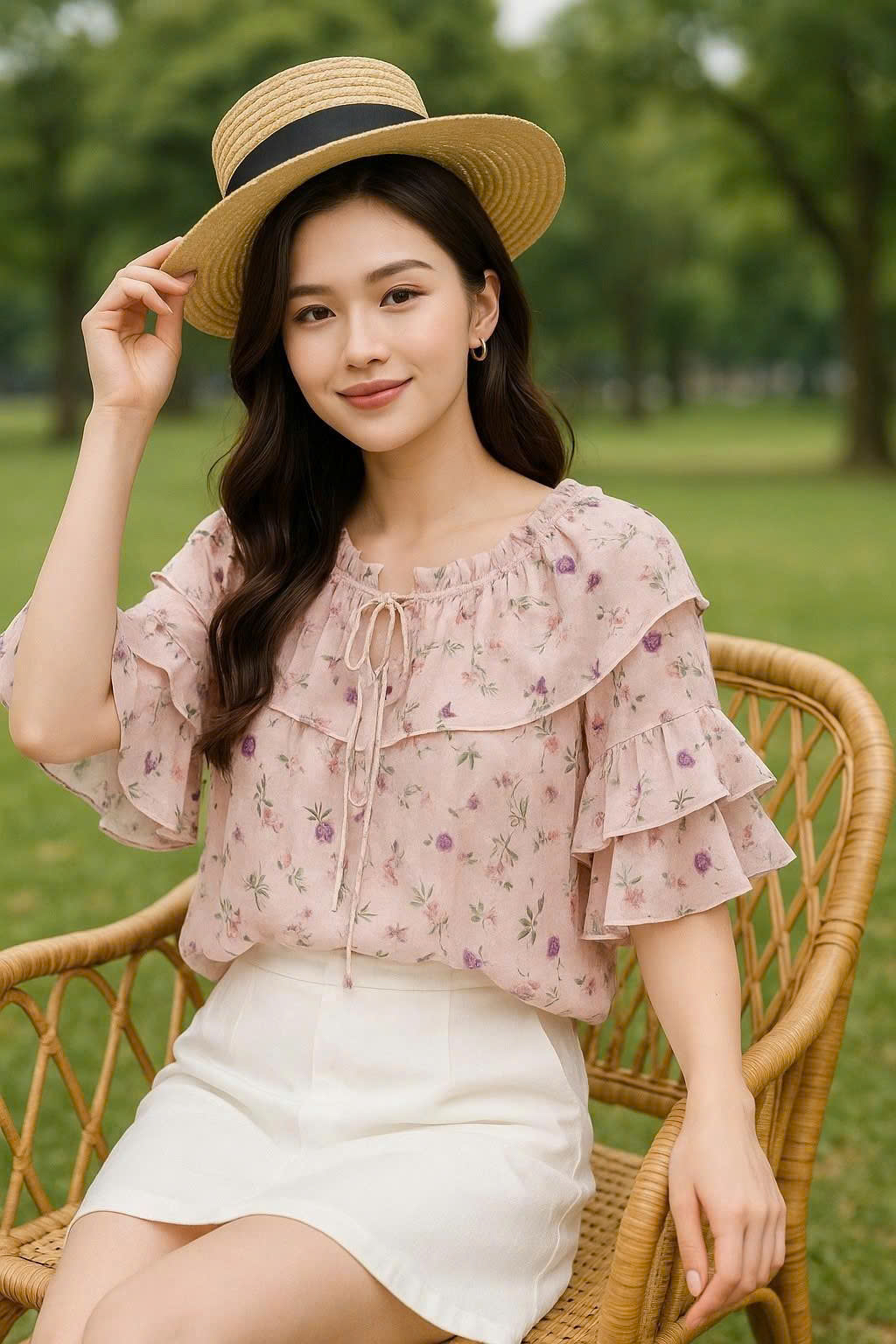 Áo tầng hoa giá 650k Sale còn 299k Áo tầng hoa giá 650k Sale còn 299k